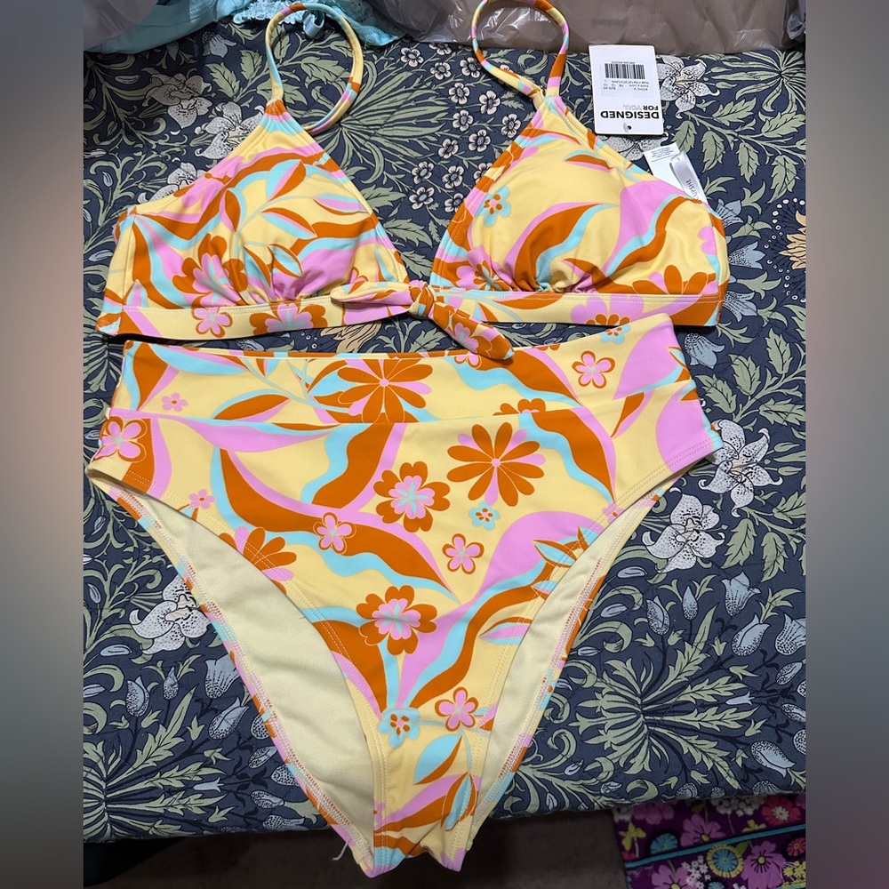 Cupshe Floral Bikini